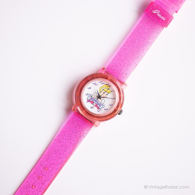 Vintage Pink Cinderella Disney Watch | Disneyland Princess Watch