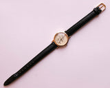 Lorus Mickey Mouse V811 5420 R2 montre Vintage | Bracelet en cuir noir