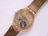 Swiss GOLDEN ISLAND SDK112 Watch | 1992 Vintage Scuba Swatch Watch