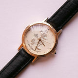 Lorus Mickey Mouse V811 5420 R2 montre Vintage | Bracelet en cuir noir