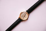 Lorus Mickey Mouse V811 5420 R2 montre Vintage | Bracelet en cuir noir