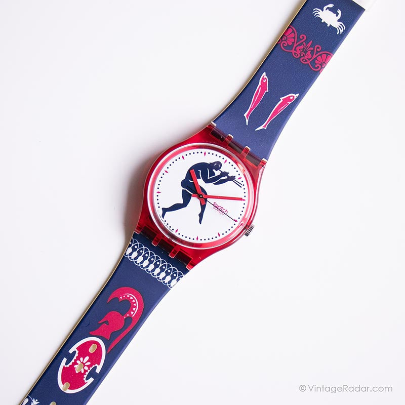Vintage 1991 Swatch GR111 TEDOPHORUS Watch | RARE Swatch Gent