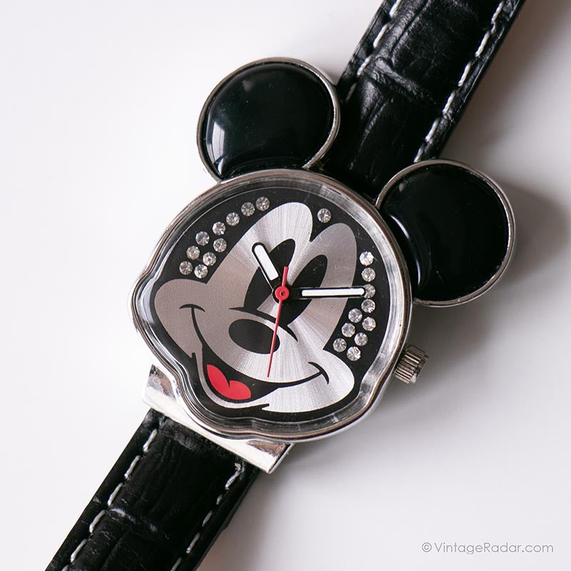 Vintage Mickey Mouse Shaped Wristwatch | Japan Quartz Disney Watch