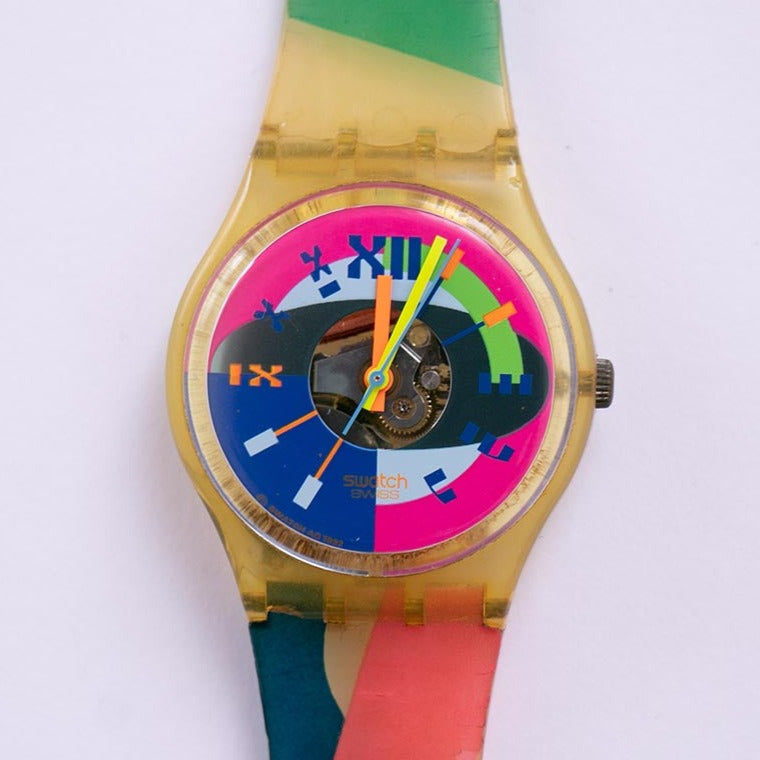 1992 BEACH VOLLEY GK153 Swatch Watch | Vintage Swiss Made 