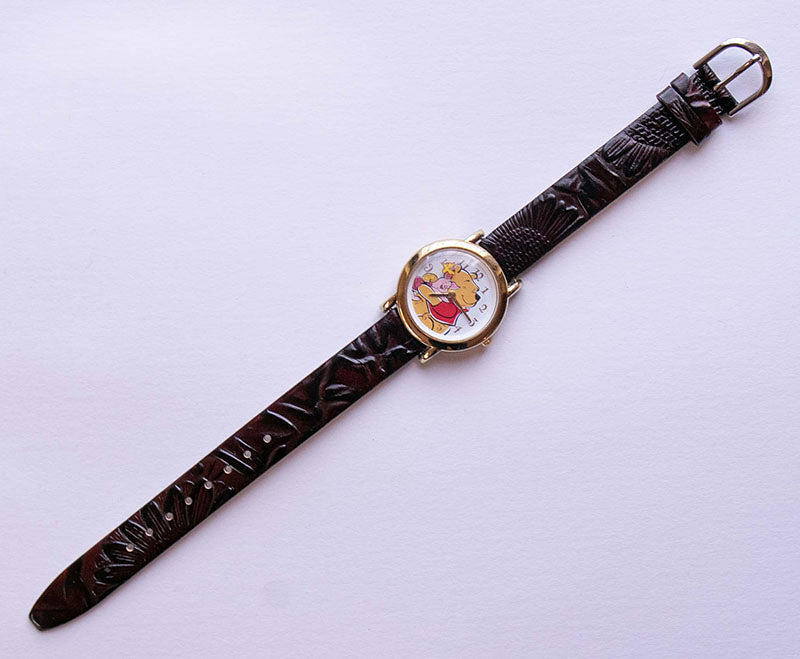 Vintage Piglet & Winnie the Pooh Friendship Disney Watch  display picture 1