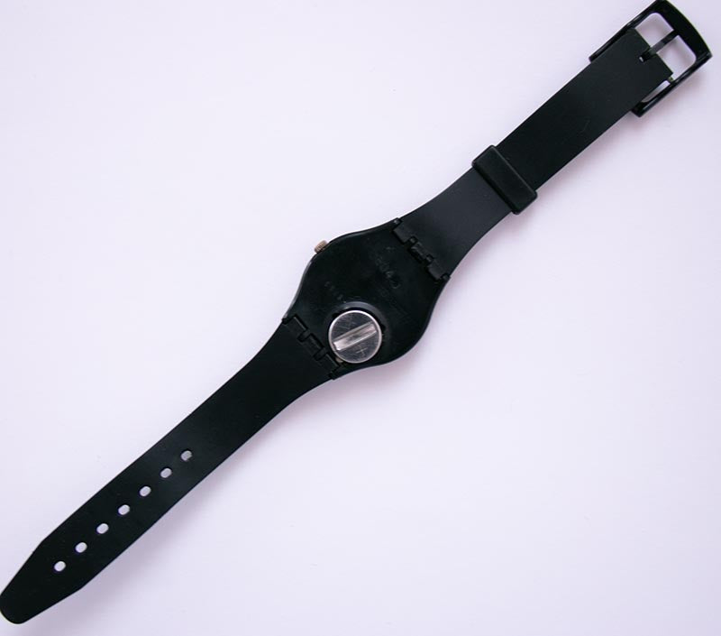 1990 Black Classic Vintage Swatch Watch | NERO GB722 Swatch