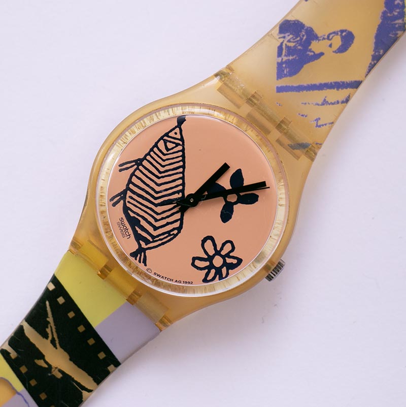 アナログ腕時計 SWATCH ARCHIMIX ONCE AGAIN Women's Urethane Watch GP148 Swatch Originals Guimauve Pink Dial Silicone Strap Ladies