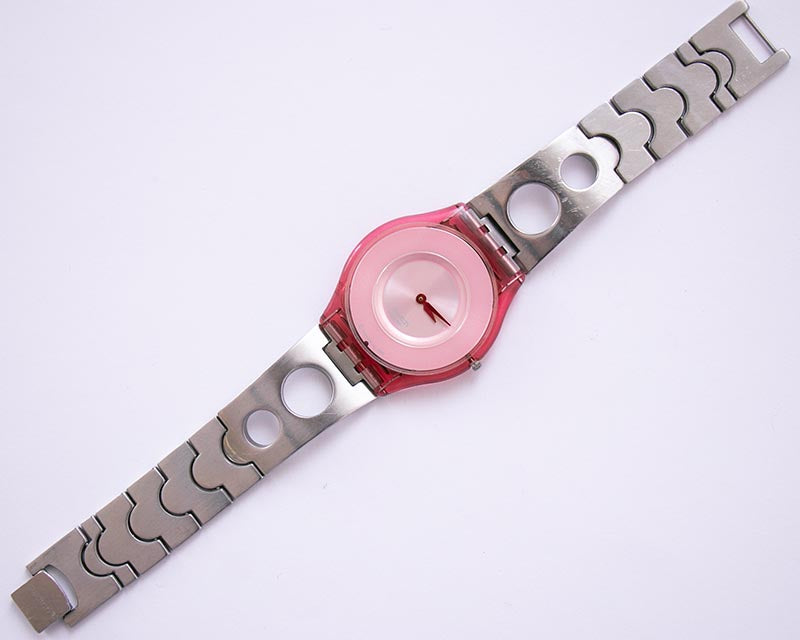 Rare SWATCH Skin Watch, PINKY PINK Amazon.com: Swatch Skin Classic Biosourced Unisex Watch  main image 3