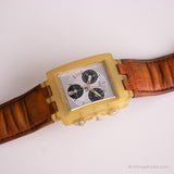 Vintage 2002 Swatch SUEK400 Whitesunday reloj | Swatch Crono cuadrado