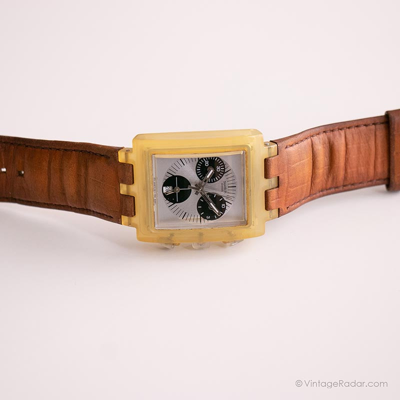Swatch 2002 Square Blinding Day Watch IMG_2790_575f3342-16e2-4e70-  main image 3