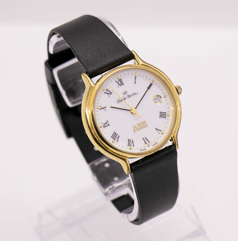 Charles Perrin Swiss Made Watch Vintage | Classic Gold-tone