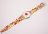 1998 Papaveri GW120 Swatch montre | Cadeau de la Saint Valentin montre Ancien