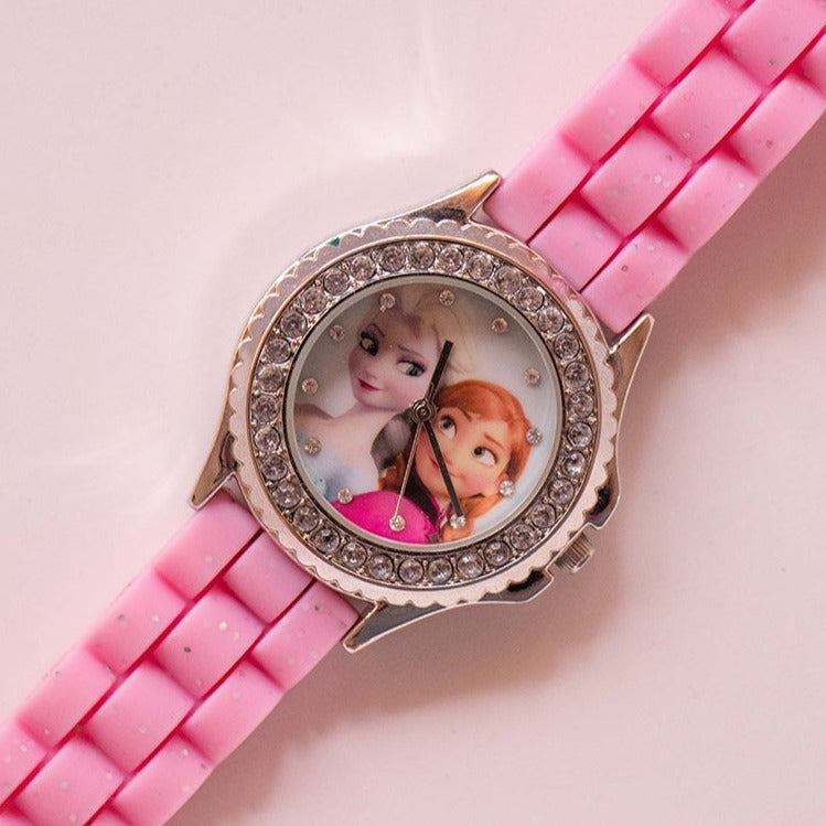 Pink best sale frozen watch