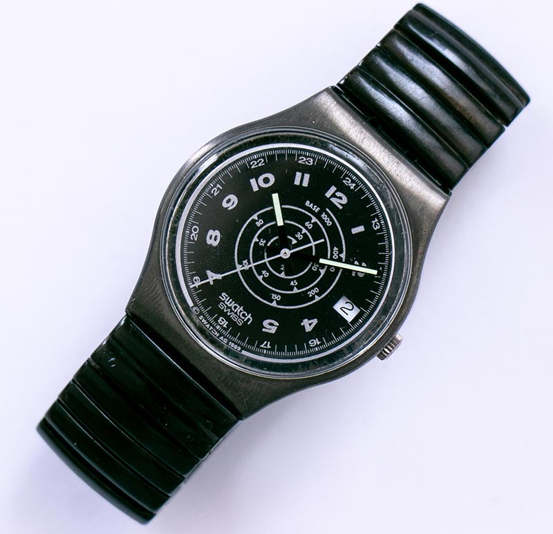 Swatch AUTOMATIC BLACK MOTION Vintage未使用 Swatch 