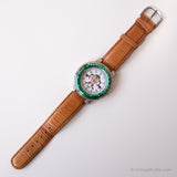 Le Tasmanian Devil Armitron Quartz montre | Vert émeraude montre