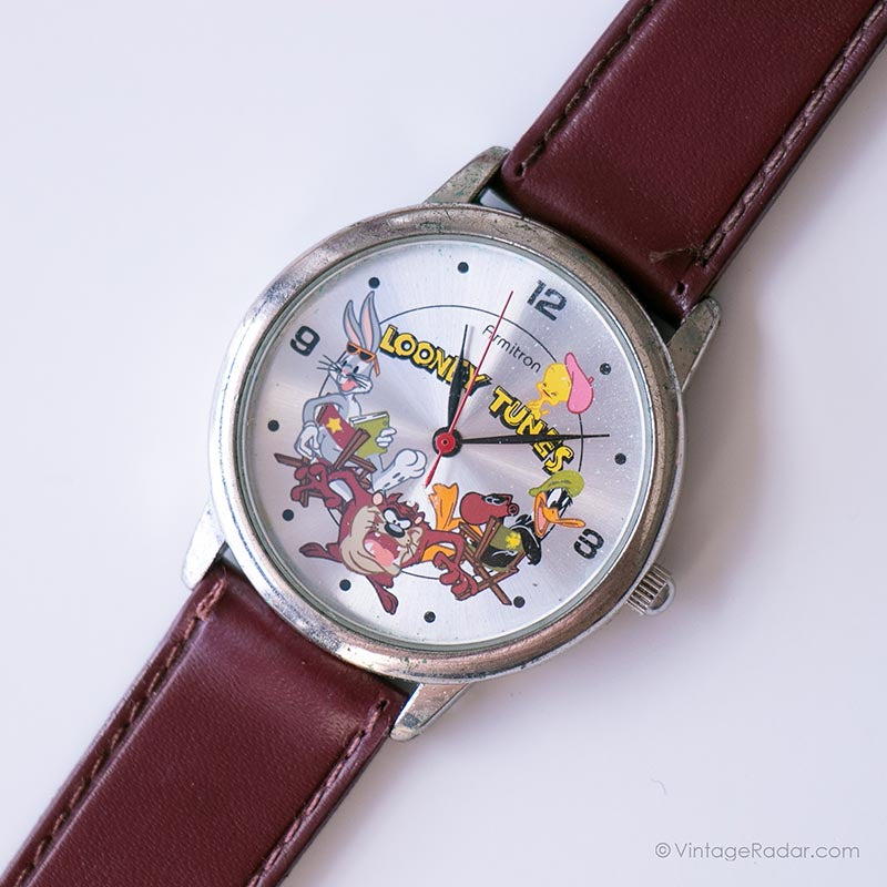 RARE Looney Tunes Armitron Quartz Watch  90s Looney Tunes Characters –  Vintage Radar