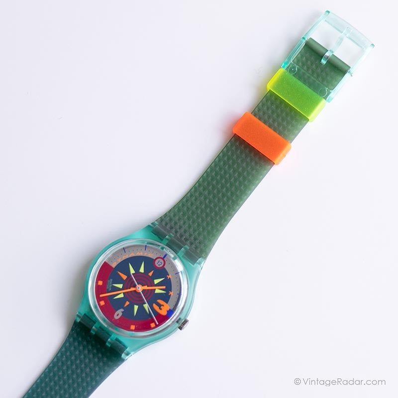 1993 Swatch GL105 SOLEIL Watch | Vintage Mint Condition Swatch