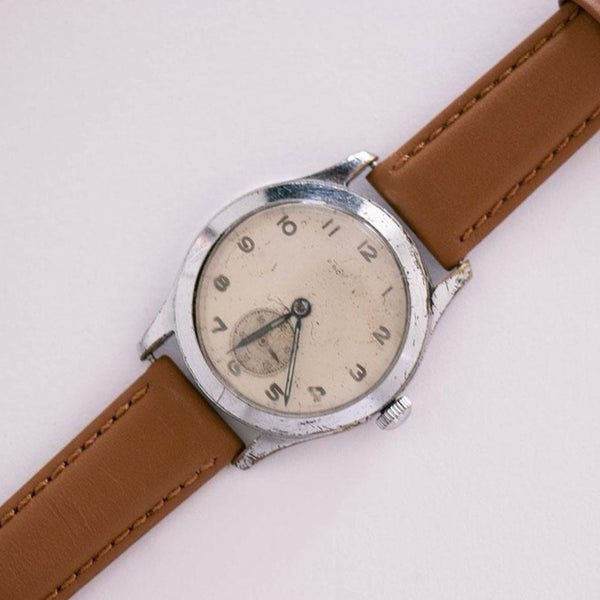RARE Vintage Soviet Mechanical Wristwatch for Men | 1950s USSR Watch
