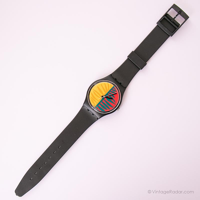 1987 Swatch GB113 WAIPITU Watch | Vintage 80s Swatch Gent  display picture 3