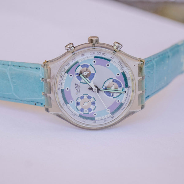 GREENTIC SCV100 Swatch Watch | 1992 Vintage Swatch Chronograph