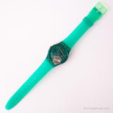 1990 Swatch Stucchis GN107 montre | Cadran squelette vintage Swatch Gant