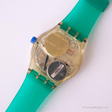 1993 Swatch SLK100 -Ton in Blau Uhr | 90er Jahre Swatch Musikall Uhr
