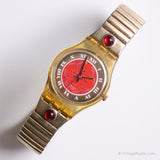 1993 Swatch LK142 Turmalin Uhr | Eleganter Jahrgang Swatch Lady