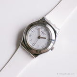 2012 Swatch YSS267 Glatt weiß Uhr | Gebraucht Swatch Ironie Dame