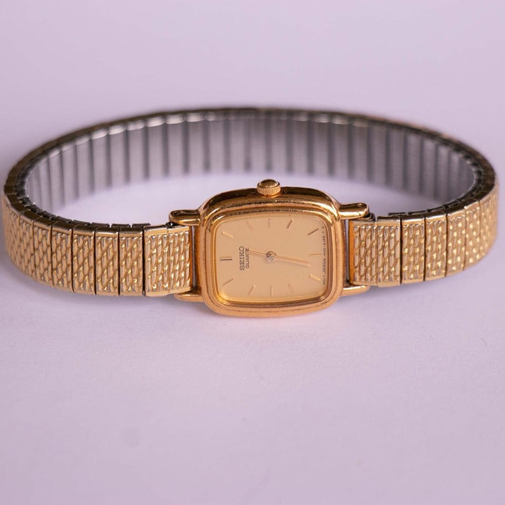 Gold-tone 1N00-5K29 Seiko Watch For Women | Ladies Vintage Seiko