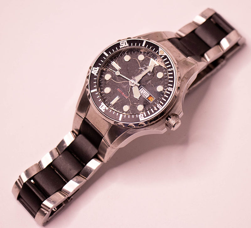 JUSTINA Blue Rubber Dress Watch