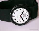 1987 Swatch Pop pwbb101 jet black orologio | Pop retrò degli anni '80 Swatch Vintage