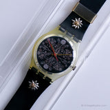 Mint 1987 Swatch GZ105 BERGSTRUSSLI Watch | ULTRA RARE Swatch Special