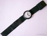 1987 Swatch Pop pwbb101 jet black orologio | Pop retrò degli anni '80 Swatch Vintage