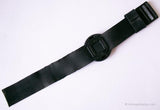 1987 Swatch Pop pwbb101 jet black orologio | Pop retrò degli anni '80 Swatch Vintage
