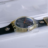 Mint 1987 Swatch GZ105 BERGSTRUSSLI Watch | ULTRA RARE Swatch Special