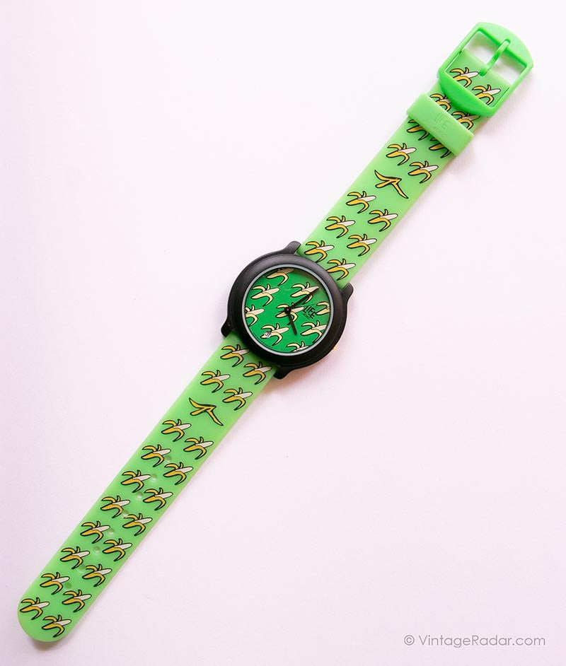 Vintage Green Banana ADEC Watch | Citizen Japan Quartz Watch