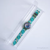 Mint 1993 Swatch SDG100 SAILOR'S JOY Watch | 90s Blue Swatch Scuba