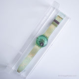 Mint 1993 Swatch SDG100 SAILOR'S JOY Watch | 90s Blue Swatch Scuba
