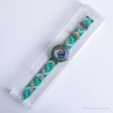 Mint 1993 Swatch SDG100 SAILOR'S JOY Watch | 90s Blue Swatch Scuba