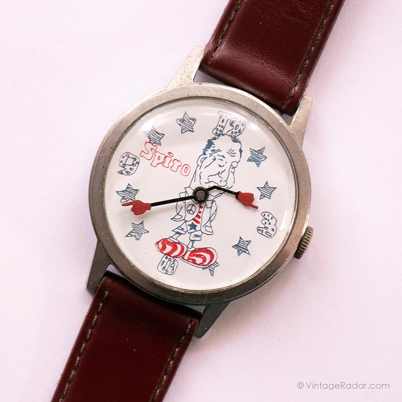 Vintage Spiro Agnew Watch | Swiss-made Mechanical Watch – Vintage