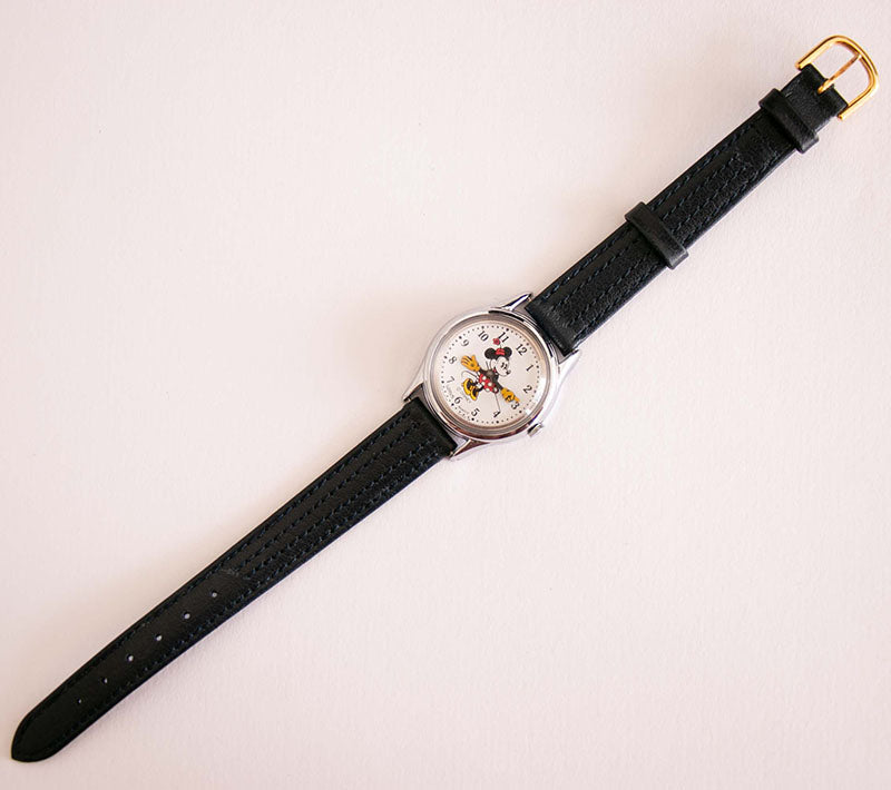 Silver-tone Lorus V515-6080 A1 Minnie Mouse Watch Japan  display picture 1