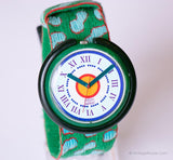 1992 Swatch Pop PWG100 Perles de Folie reloj | Pop verde Swatch reloj