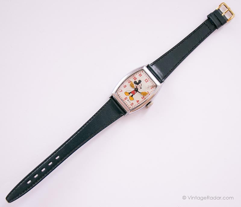 1940s Ingersoll US Time Corp. Mickey Mouse Mechanical Watch