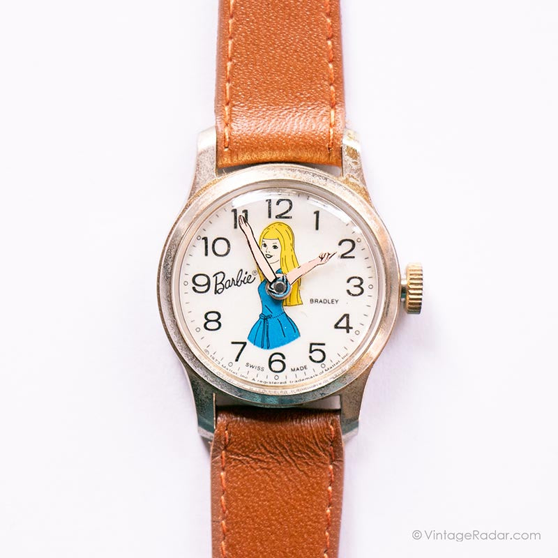 お得正規店BRADLEY TIME/MATTEL バービー WRIST WATCH SET 腕時計とベルトセット 1970年代 キャラクター グッズ [未使用品] モッズバービー (1967-1977)