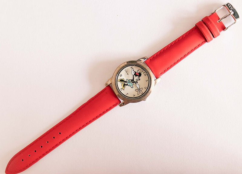 35mm 90s Disney Minnie Mouse Watch for Women with Red  display picture 3