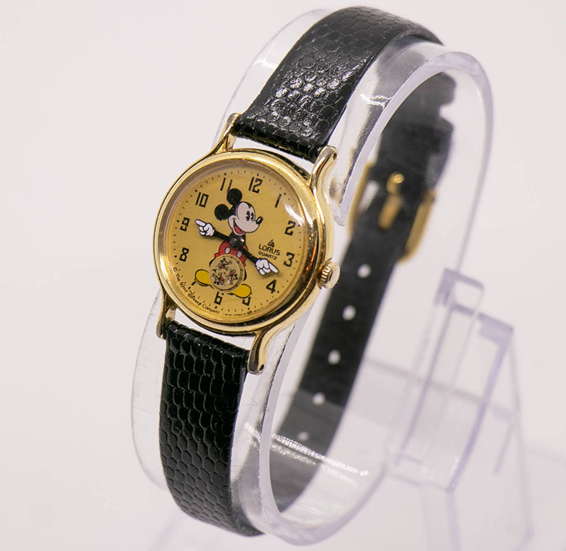 ロラライハリス♥️☆Mickey☆ Lorus V802-0090 RO Ultra Rare Mickey Mouse Watch for Women