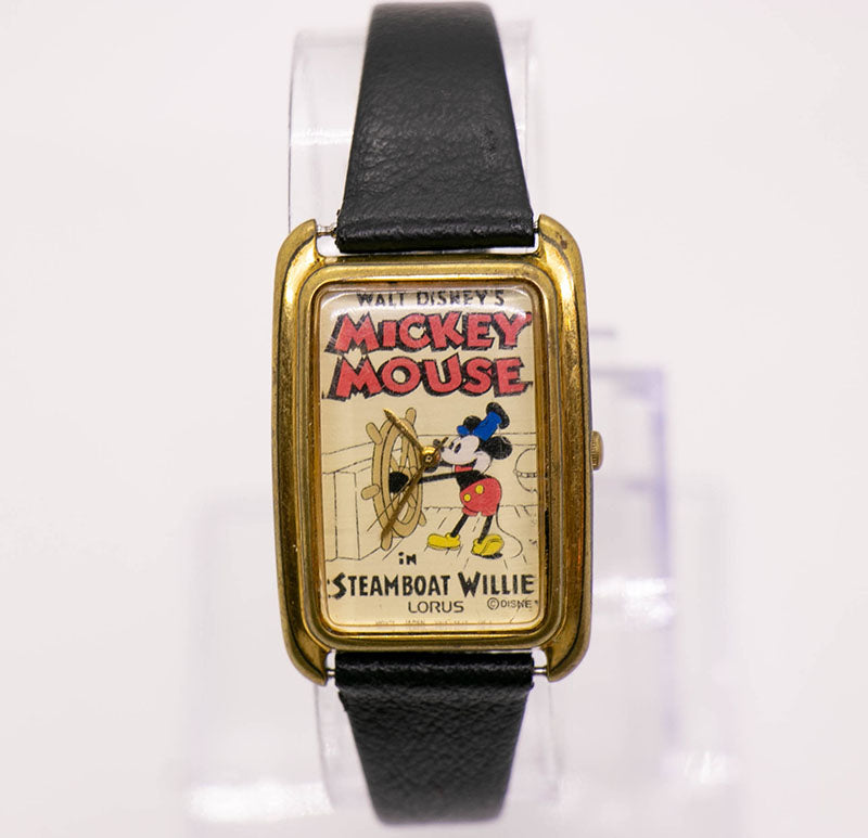 Lorus V515 5A70 RO Steamboat Willie Mickey Mouse Watch – Vintage Radar