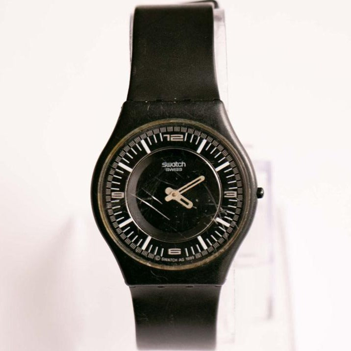 1999 Swatch Skin Noir de Chine SFB107 Watch | Black Swiss Classic Watc