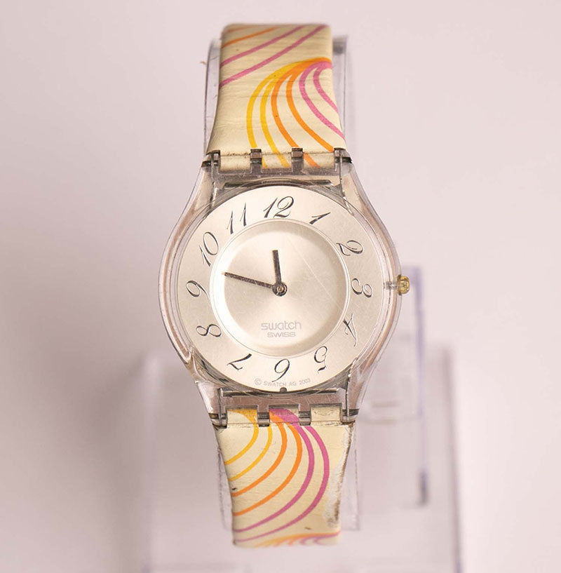 Hipster Swatch Skin Panna Montata SFK199 Watch | Funky Swiss