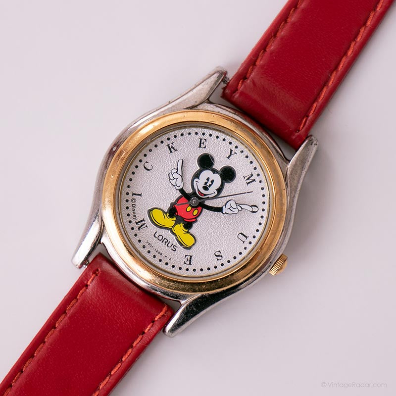 Lorus Mickey Mouse Quartz Watch | Vintage Ladies Disney 